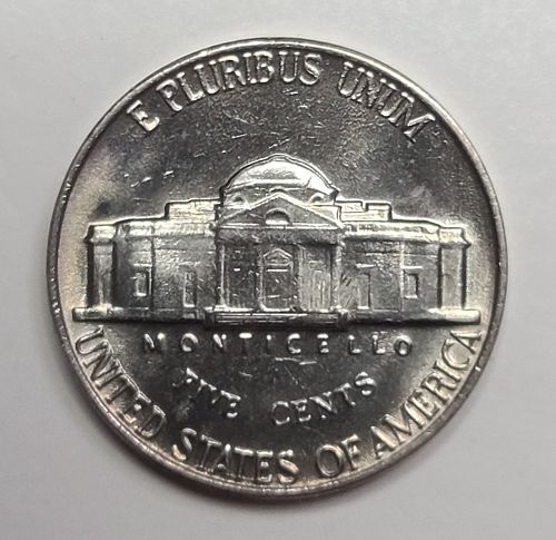 1962 Jefferson Nickel MS-64 (Near Gem) Strong Strike