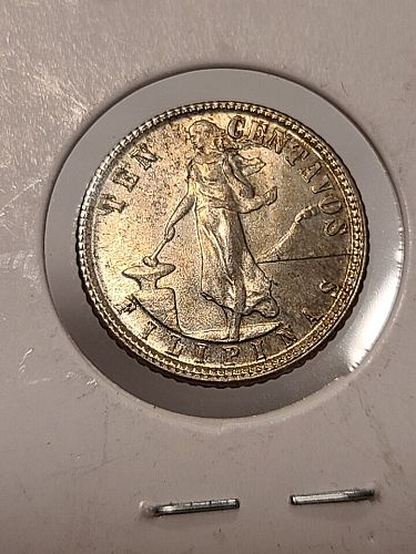1944-D Philippines Ten Centavos Coin - Historic Piece of Silver from WWII!!!