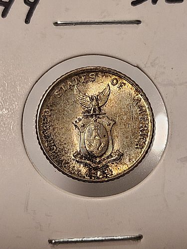 1944-D Philippines Ten Centavos Coin - Historic Piece of Silver from WWII!!!