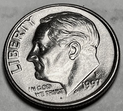 1997 P Roosevelt Dimes