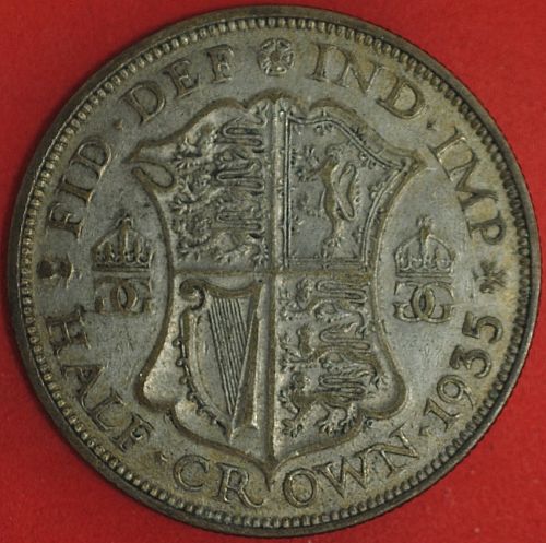 1935 Great Britain Half Crown VF