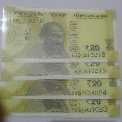 INDIA  REPEAT No.  UNC 218218.. 219219.. 024024.. 023023