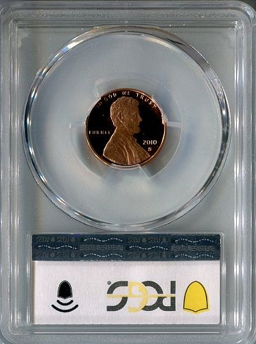 2010 - S  LINCOLN - SHIELD  CENT  -   PCGS  -   PR 69RD DCAM