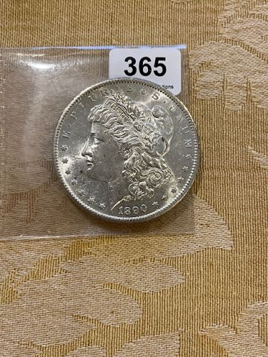 1890S MORGAN SILVER DOLLAR