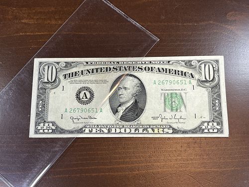 1950 $10 Dollar Federal Reserve Note - VF-XF Condition