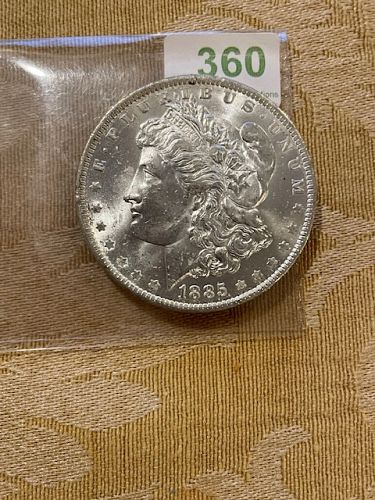 1885O MORGAN SILVER DOLLAR