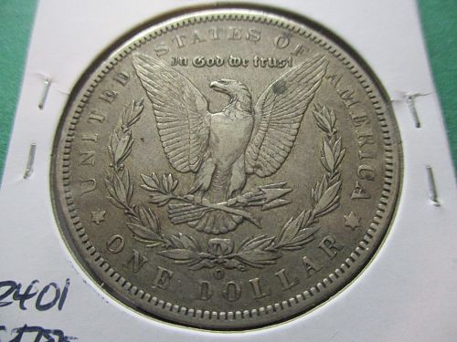 1891-O  XF40 Morgan Dollar.  Item: DM 91O-15.