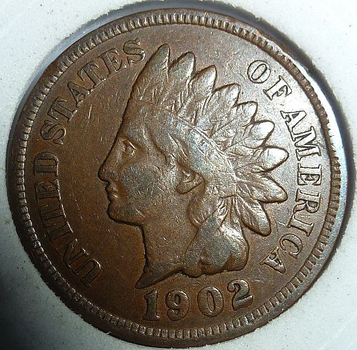 1902 Indian Cent Grades EXTRA FINE  (664 )