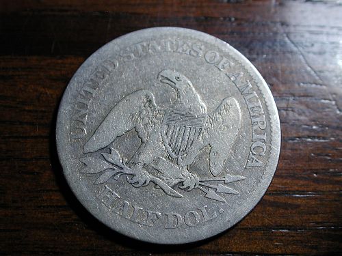 1861 Seated Liberty Half Dollar NICE