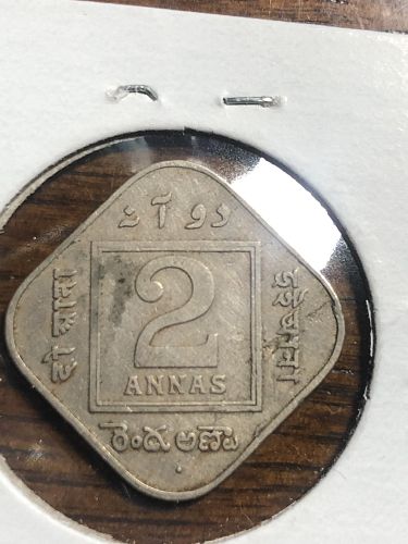 1936 India 2 Annas NICE