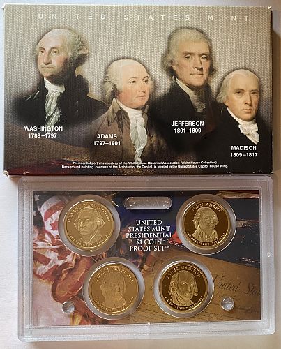 2007 US Mint Presidential $1 Coin Proof Set