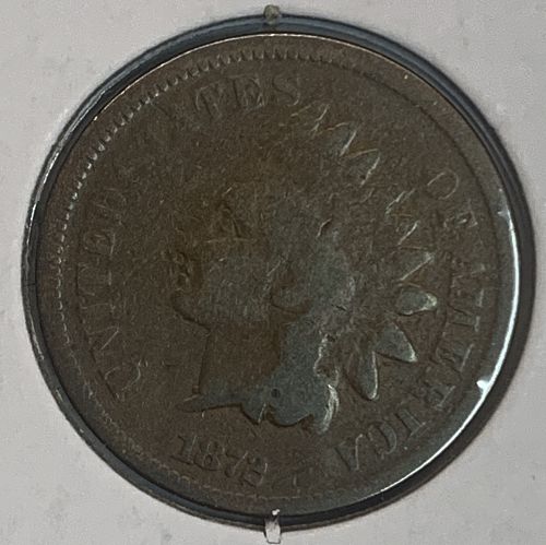 1872 Indian Head Cent, GD  (5803)