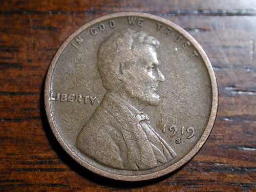 1919s Lincoln Wheat penny cent NICE