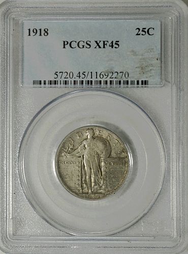 1918 Standing Liberty Quarter Coin Value, Prices & Info | USA Coin