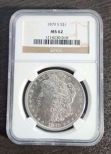 1879 S Morgan Dollar NGC MS62