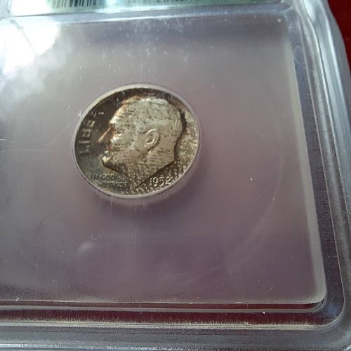 1952  Uncirculated Roosevelt Dime ICG MS 67