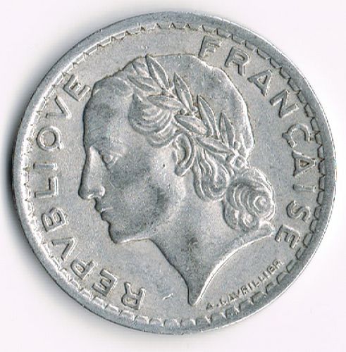 5 Francs, France, 1947