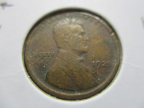 1921  VF25 Lincoln Cent.  Item: 1 L21-01.
