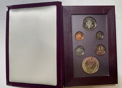 1988-S Mint Prestige Silver Proof set w/US Olympic Silver Dollar
