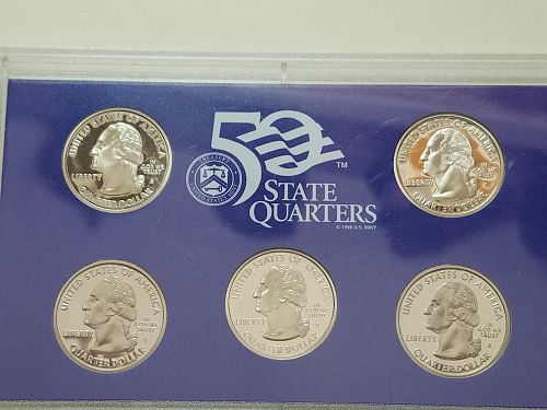 Lot of 5 (Five) 2005 S Minnesota State Quarter Proof Set