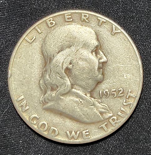 1952S Franklin Half Dollar