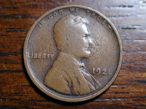 1921 Lincoln Wheat penny cent NICE