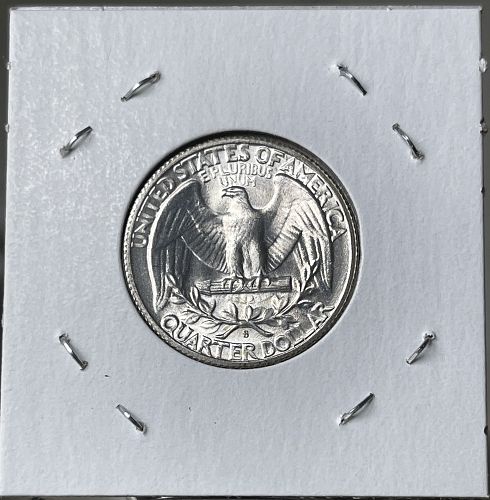 1948-S Washington Silver Quarter - Gem Brilliant Uncirculated MS60+++