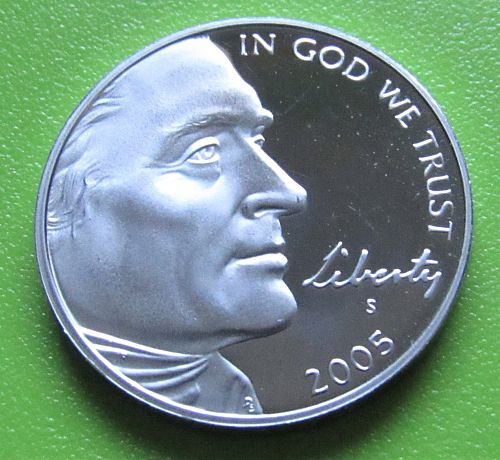 2005-S 5 Cents - Jefferson Nickel - American Bison - Cameo Proof