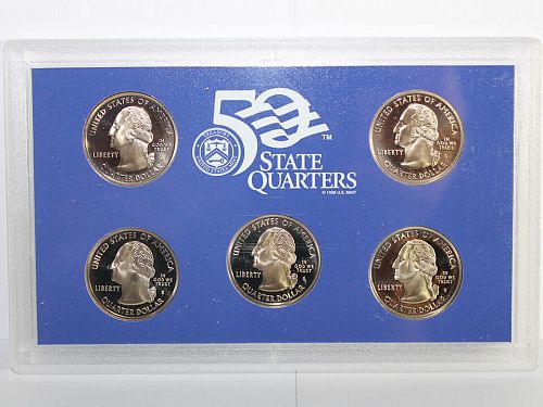 2005 Proof Quarter Set - Clad with COA