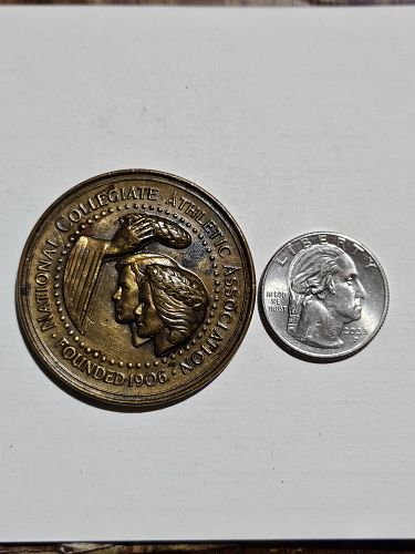 Medal for national collegiate athletic asso.