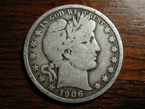 1906 Barber Half Dollar NICE