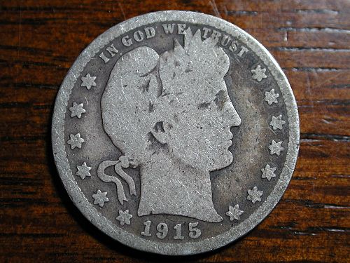 1915d Barber quarter Nice