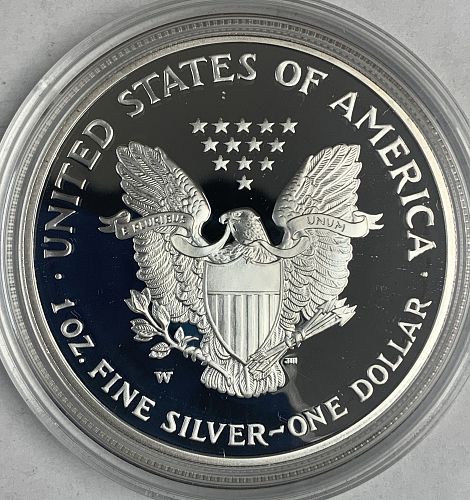 2002-W Proof Silver Eagle, (6125)