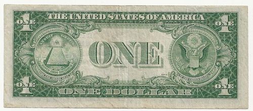 1935 G US $1 Silver Certificate (CJ Block) w/o MOTTO (Fr#1616) - SMITH/DILLON