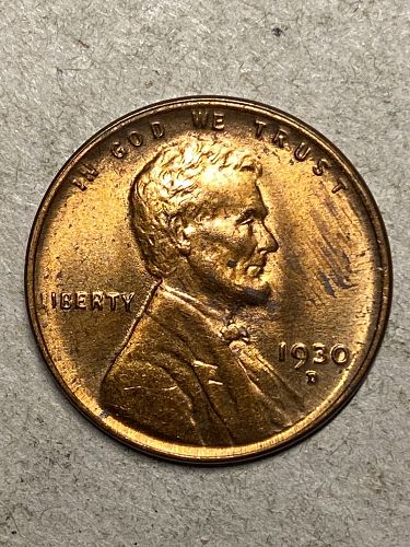 1930-D Lincoln Cent MS64 Red