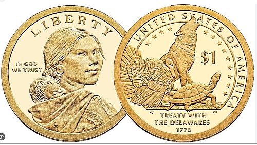 2013 D Treaty With the Delawares 1778 Dollars Roll