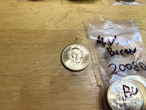 2008-D Presidential $1 Coin, Martin V Buren, BU, Free shipping