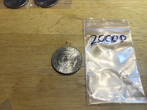 2000-D Kennedy Half Dollar, AU-AU+, Great Folder Filler