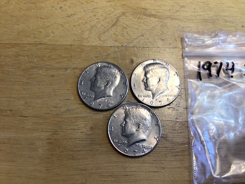 1974-D Kennedy Half Dollar, Great Folder Filler