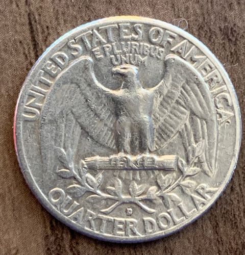 1961 D Washington 90% Silver Quarter  XF - 40 -  Q123D