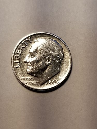 1959 D Roosevelt Dime