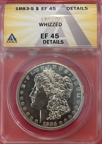 1883 S Morgan Silver Dollar Anacs Certified