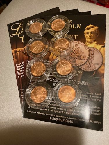 2009 P&D - Lincoln Bicentennial Cent - 8 Coin Set " LP1 - LP4"