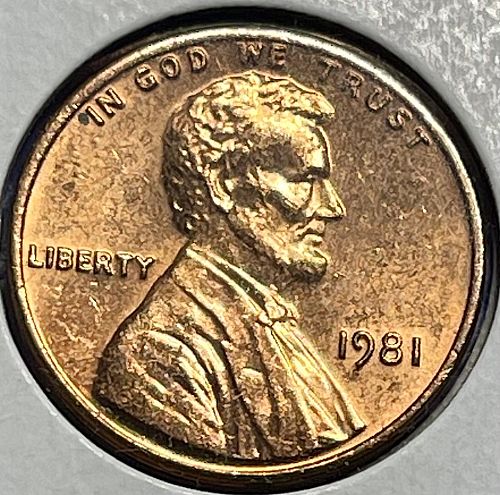 1981-P Lincoln Memorial Cent ~ Brilliant Uncirculated Condition