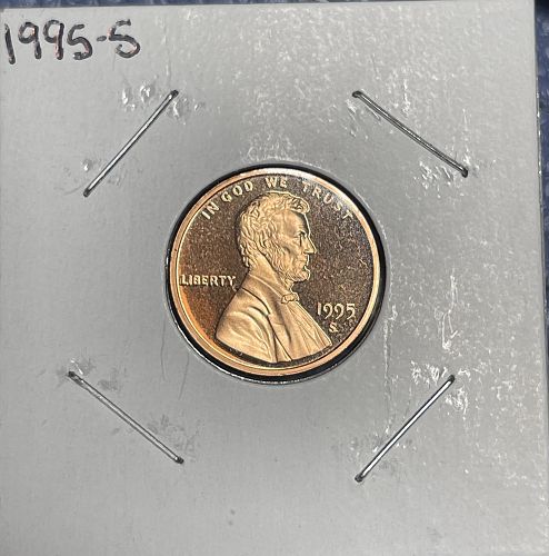 1995-S Lincoln Memorial Cent ~ Flashy Proof Pulled from Proof Set