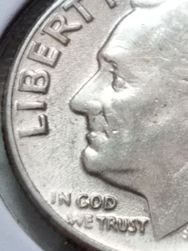 1967 P Roosevelt Dime DDO and Off Center