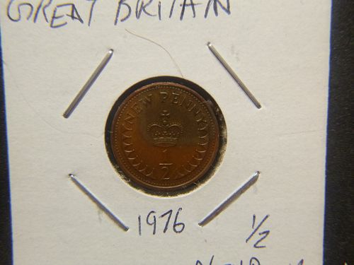 GREAT BRITAIN 1976 1/2 NEW PENCE