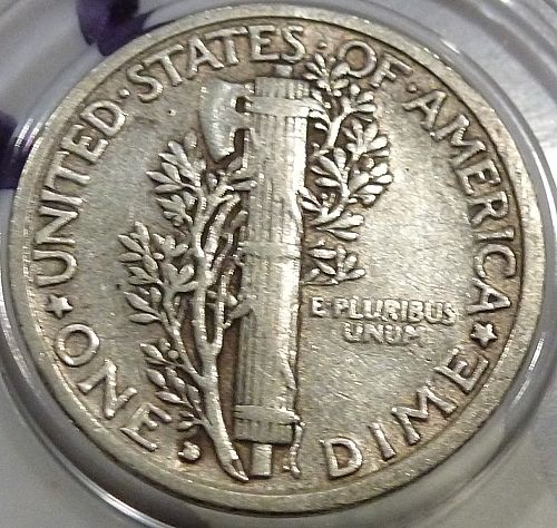 1929-D  VF+  Mercury Dime Very Fine+ ( 501-35)