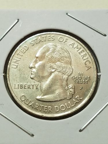 2008 P Alaska State Washington Quarter CLAW CUD Error and Double Off Center