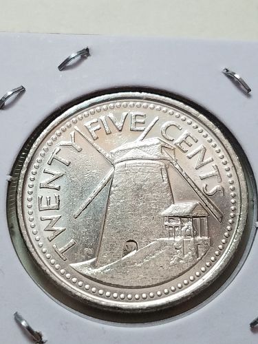 2011 Barbados 25 Cents